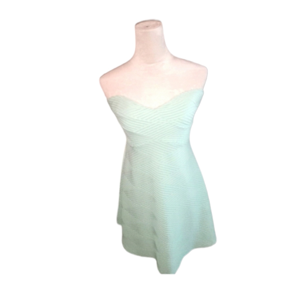 Charlotte Russe Mint Green Strapless Mini Dress Size M